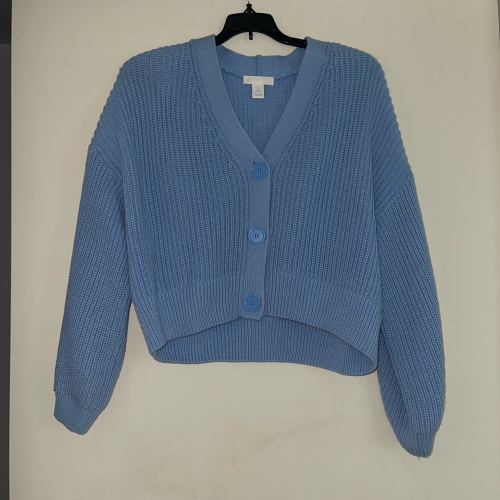 H&M Blue Cardigan